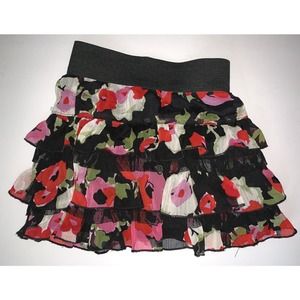 The Children's Place Girls Size 6 Tiered Floral Skirt